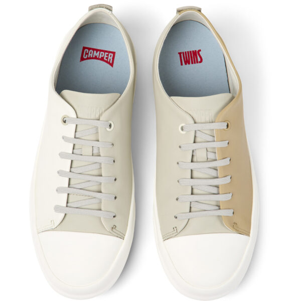 Camper Chasis Twins K100550-020 Λευκά Ανδρικά Παπούτσια